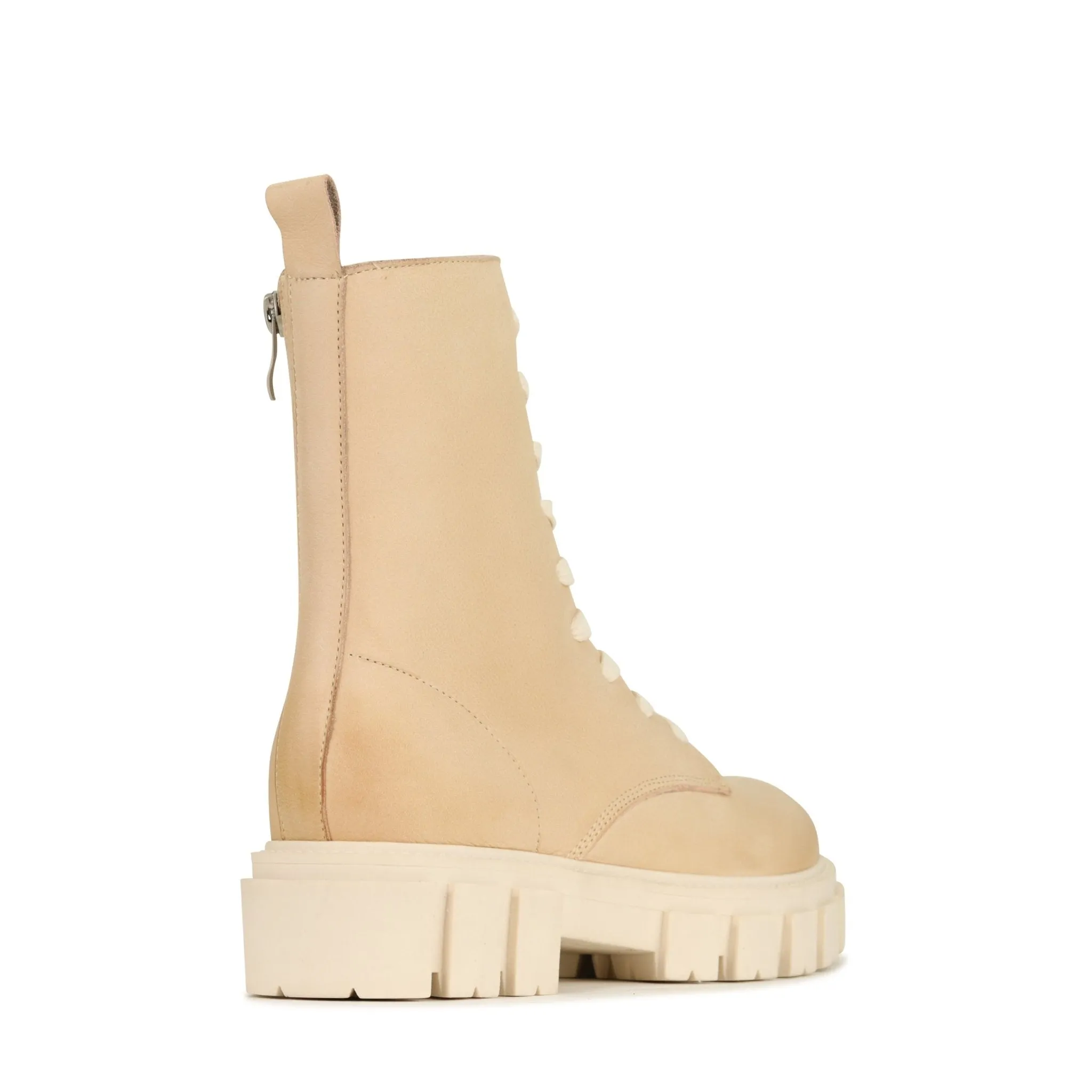 SHEAR LEATHER MID BOOTS